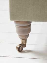 Bodo Love Seat - Pale Stone Opulent Cotton Velvet - thumbnail 5