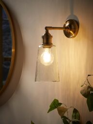Hammered Glass Wall Light - thumbnail 2