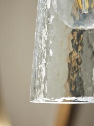 Hammered Glass Wall Light - thumbnail 4