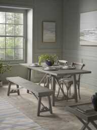 Renna Rectangle Dining Table - 6 Seater - thumbnail 1