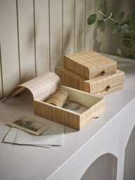 Set of Three Bamboo Boxes - thumbnail 5
