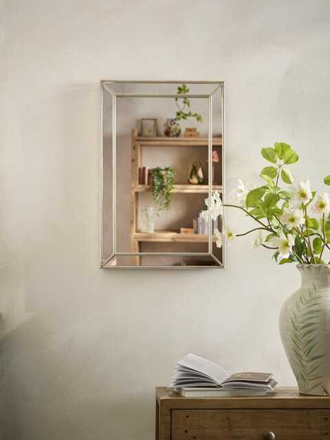 Antiqued Frame Mirror - Rectangle - image 1