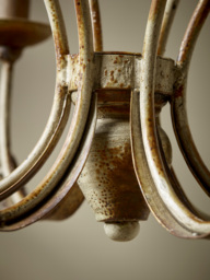 Six Arm Scroll Chandelier - thumbnail 5