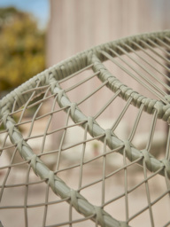 Tilos Geometric Hanging Chair - Olive - thumbnail 2