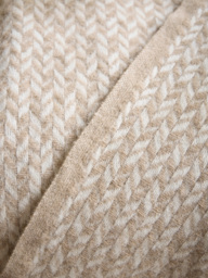 Soft Wool Diamond Throw - Barley - thumbnail 4