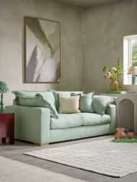 Nordby Three Seater Sofa - Fawn Boucle - thumbnail 1