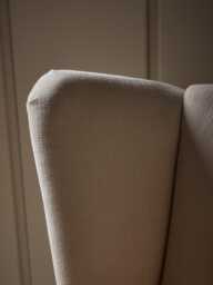 Trosa Armchair - Soft Grey Opulent Cotton Velvet - thumbnail 5