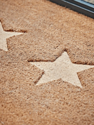 Embossed Stars Doormat - Double - thumbnail 2