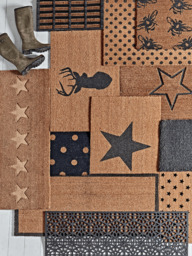 Embossed Stars Doormat - Double - thumbnail 3