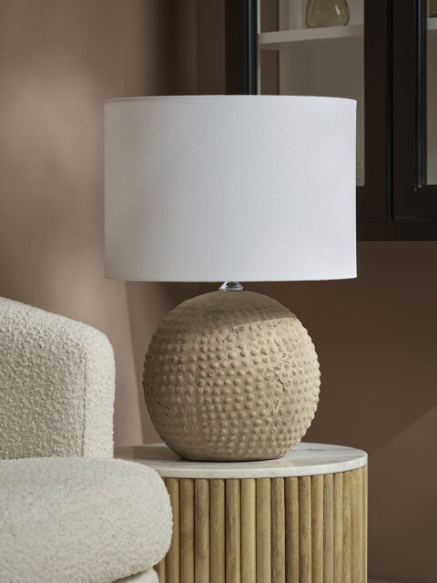 Dotty Terracotta Table Lamp - image 1