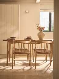 Weathered Oak Extendable Rectangle Dining Table - 6 to 8 Seater - thumbnail 2