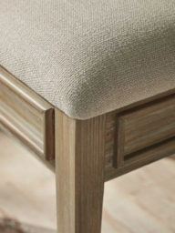 Camille Dressing Table Storage Stool - Limewashed - thumbnail 3