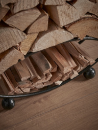 Round Log and Kindling Holder - thumbnail 2