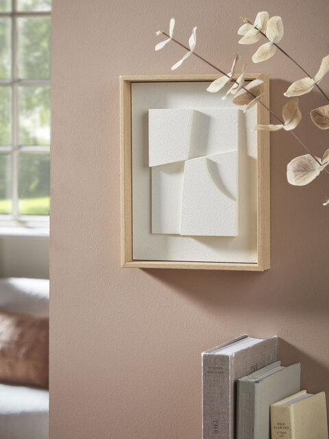 Miniature Layered Framed Abstract Canvas - image 1