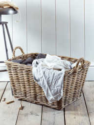 Rattan Rectangular Basket - thumbnail 2