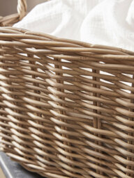 Rattan Rectangular Basket - thumbnail 3