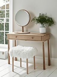 Bergen Oak Dressing Table Mirror - thumbnail 2