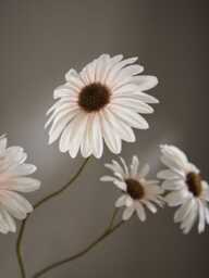 Faux Daisy Spray - Soft Peach - thumbnail 2