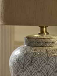 Art Deco Ceramic Table Lamp - thumbnail 4