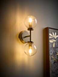 Double Globe Wall Light - thumbnail 2