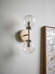 Double Globe Wall Light - thumbnail 1