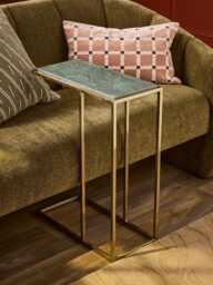 Green Marble Side Table - thumbnail 2
