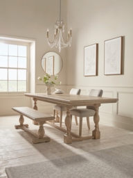 Adina Extendable Rectangle Dining Table - 6 to 8 Seater - thumbnail 2
