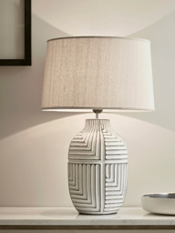Textured Abstract Table Lamp - thumbnail 2