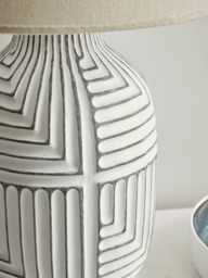 Textured Abstract Table Lamp - thumbnail 3