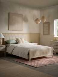 Tova Limewashed Bed - Double