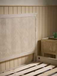 Tova Limewashed Bed - Double - thumbnail 2