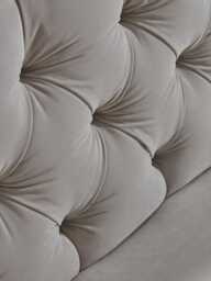Domme Three Seater Sofa - Mink Grey Opulent Cotton Velvet - thumbnail 3