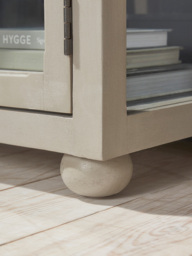 Distressed Birch Display Cabinet - thumbnail 5