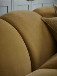 Kiruna Three Seater Sofa - Laurel Opulent Cotton Velvet - thumbnail 3