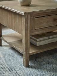 Camille Coffee Table - Limewashed - thumbnail 4
