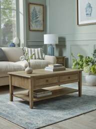 Camille Coffee Table - Limewashed