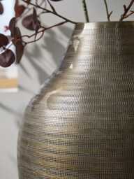 Suki Hammered Metal Vase - thumbnail 2