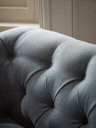 Sarnia Love Seat - Ocean Opulent Cotton Velvet - thumbnail 4