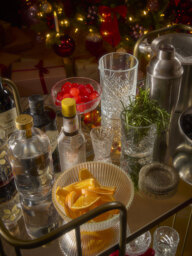 Mirrored Drinks Trolley - thumbnail 4