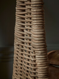 Tall Rattan Log Holder - thumbnail 3