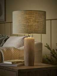 Tall Wooden Sage Table Lamp - thumbnail 2