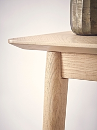 Chevron Oak Console Table - thumbnail 3