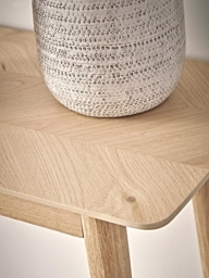 Chevron Oak Console Table - thumbnail 2