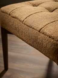 Mid Century Teddy Footstool - Ochre - thumbnail 3