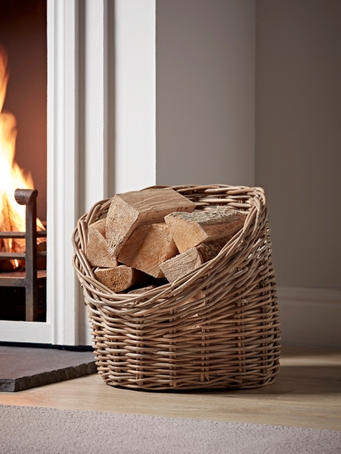 Rattan Log Basket - image 1