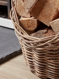 Rattan Log Basket - thumbnail 2