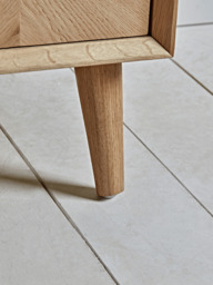 Chevron Oak Chest of Drawers - thumbnail 5