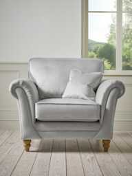 Stockholm Armchair - Ash Velvet - thumbnail 2