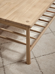 Bergen Oak Coffee Table - Natural - thumbnail 5