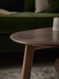 Walnut nesting Coffee Tables - thumbnail 4